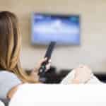 woman watching cable tv alternatives
