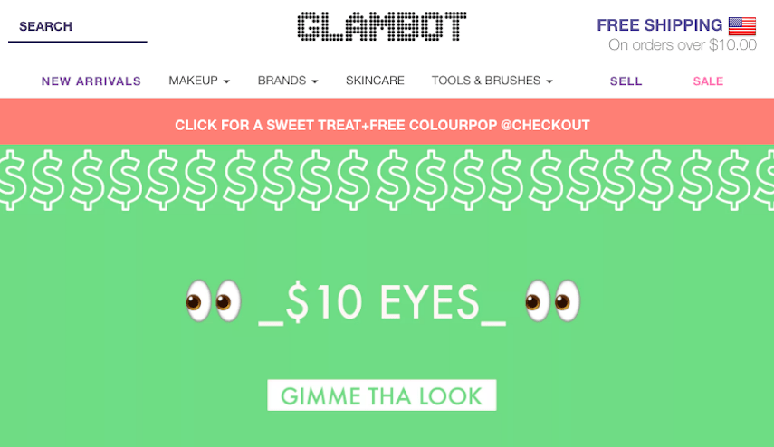 Glambot Homepage