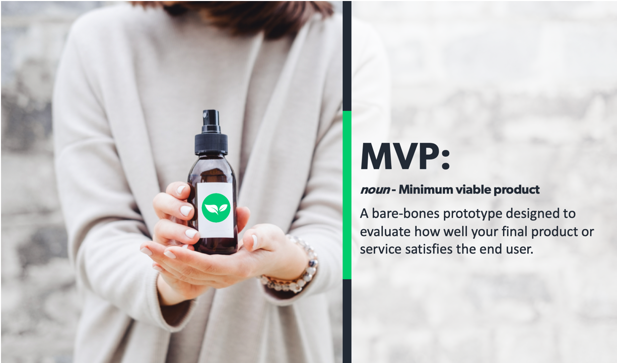 MVP, or minimum viable product, is a prototype designed to evaluate how well your final product or service will satisfy the end user.